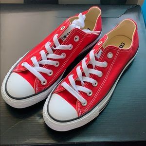 Red Converse Low Top